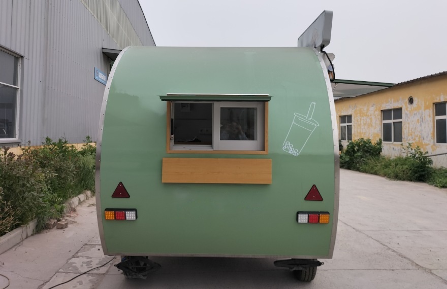 8ft custom bubble tea trailer for sale